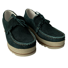 Cargar imagen en el visor de la galería, Mocasines Borlas para Mujer en Piel Gamuza
