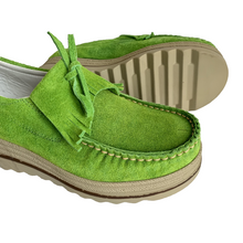 Cargar imagen en el visor de la galería, Mocasines Borlas para Mujer en Piel Gamuza