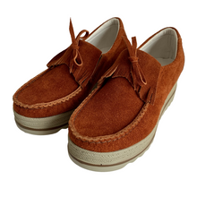 Cargar imagen en el visor de la galería, Mocasines Borlas para Mujer en Piel Gamuza