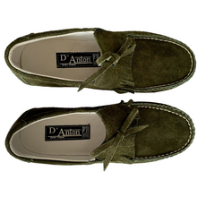 Cargar imagen en el visor de la galería, Mocasines Borlas para Mujer en Piel Gamuza
