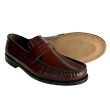 Cargar imagen en el visor de la galería, Mocasines Penny Loafers para Hombre en Piel