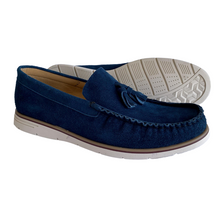 Cargar imagen en el visor de la galería, Mocasines Borlas para Hombre en Piel Gamuza