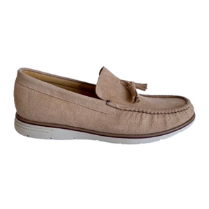 Mocasines Borlas para Hombre en Piel Gamuza