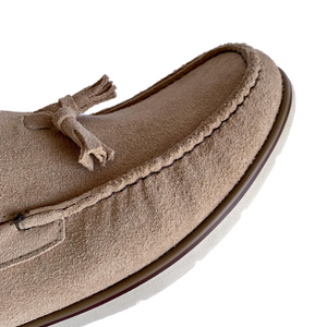 Mocasines Borlas para Hombre en Piel Gamuza