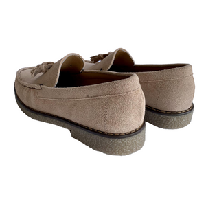 Mocasines Borlas para Hombre en Piel Gamuza