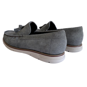 Mocasines Borlas para Hombre en Piel Gamuza