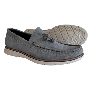 Mocasines Borlas para Hombre en Piel Gamuza